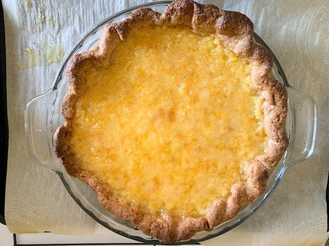 baked pineapple pie