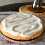 orange pie with whipped topping